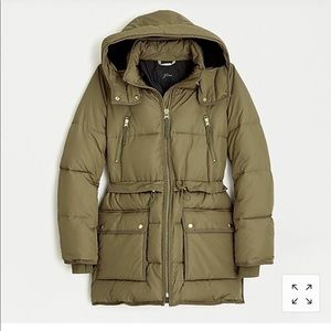 J. Crew Chateau puffer jacket with PrimaLoft